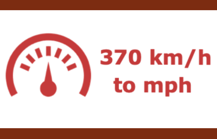 370 km to Miles