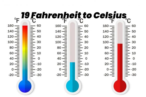 19 fahrenheit to celsius