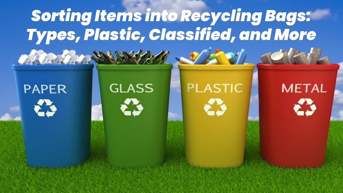 Recycling Bags – Classifying The Types And Differences