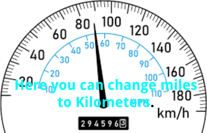 Here you can change miles to Kilometers.