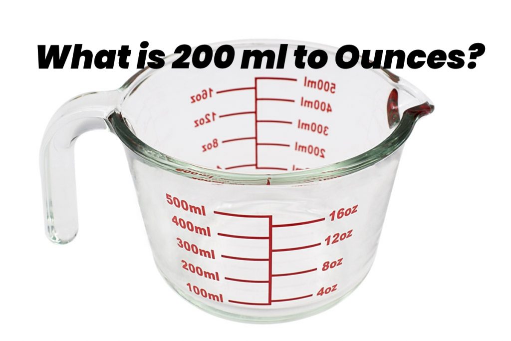 200 ml to ounces