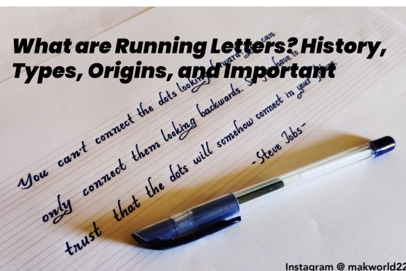 running letters