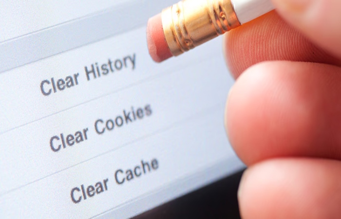 Clear Cache and Cookies