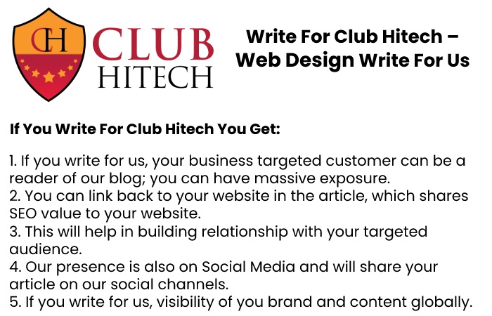 Why Write for Us – Web Design Write for Us