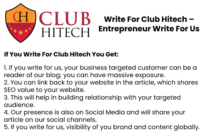 Why Write for Us – Entrepreneur Write for Us