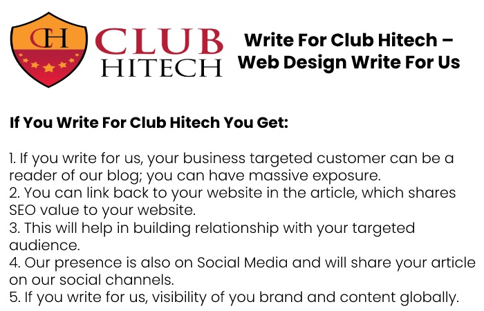 Why Write for Us – Web Design Write for Us
