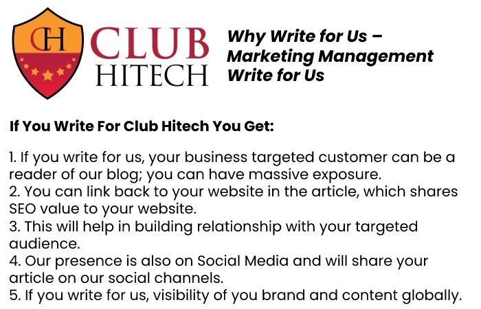 Why Write for Us – Marketing Management Write for Us