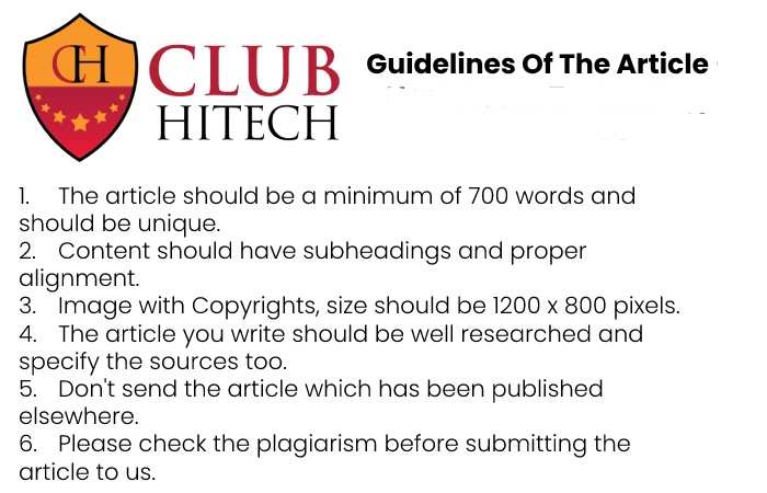 Guidelines of the Article