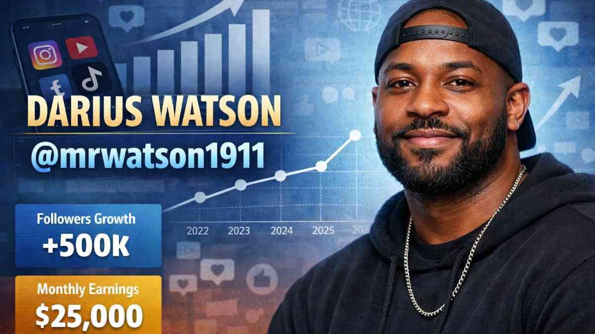 Darius Watson (@mrwatson1911): Complete Profile, Growth Analysis, Earnings, and Trends