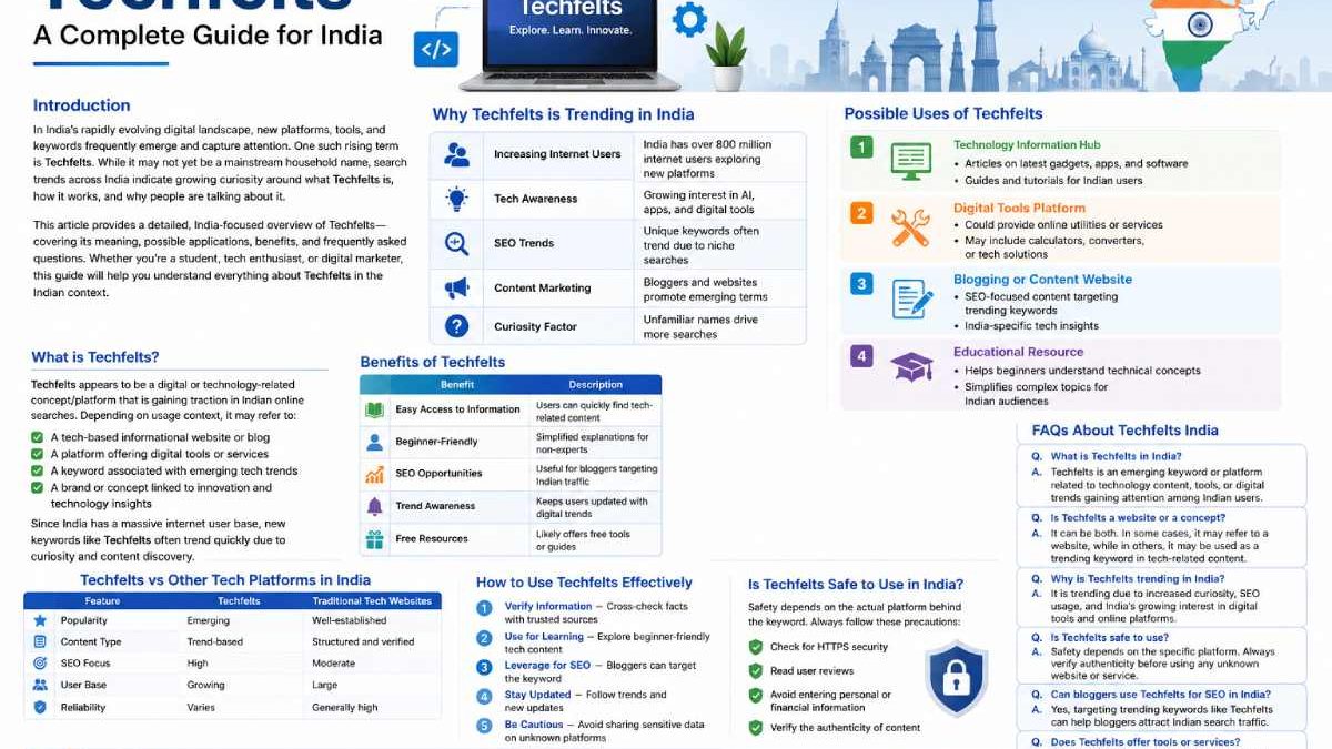 Techfelts India: Meaning, Uses, Benefits and Complete Guide 2026