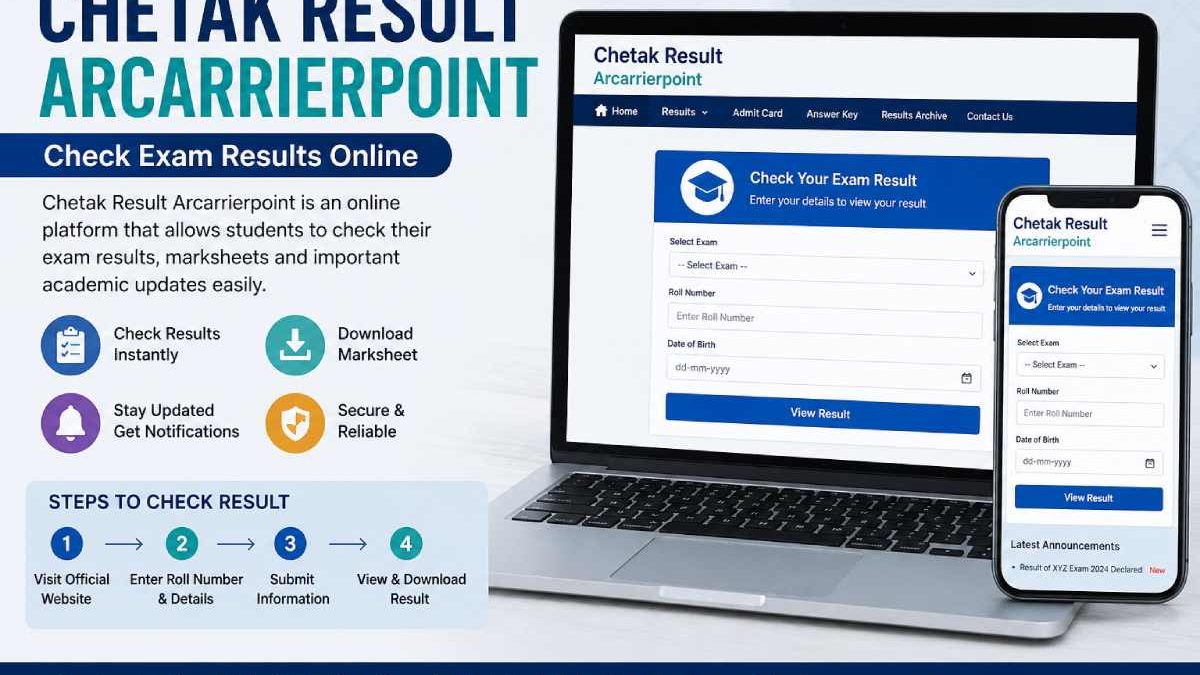 Chetak Result Arcarrierpoint India Guide: Result Checking Process & Features