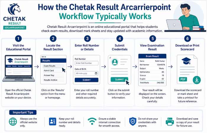 chetak result arcarrierpoint typically works