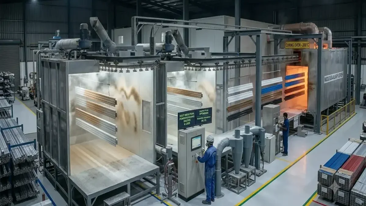 Selecting an Industrial Powder Coating Oven for Long or Awkward Parts