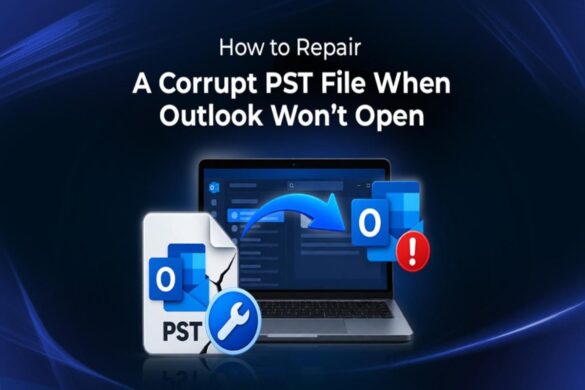 repair a corrupt pst file when outlook won’t open